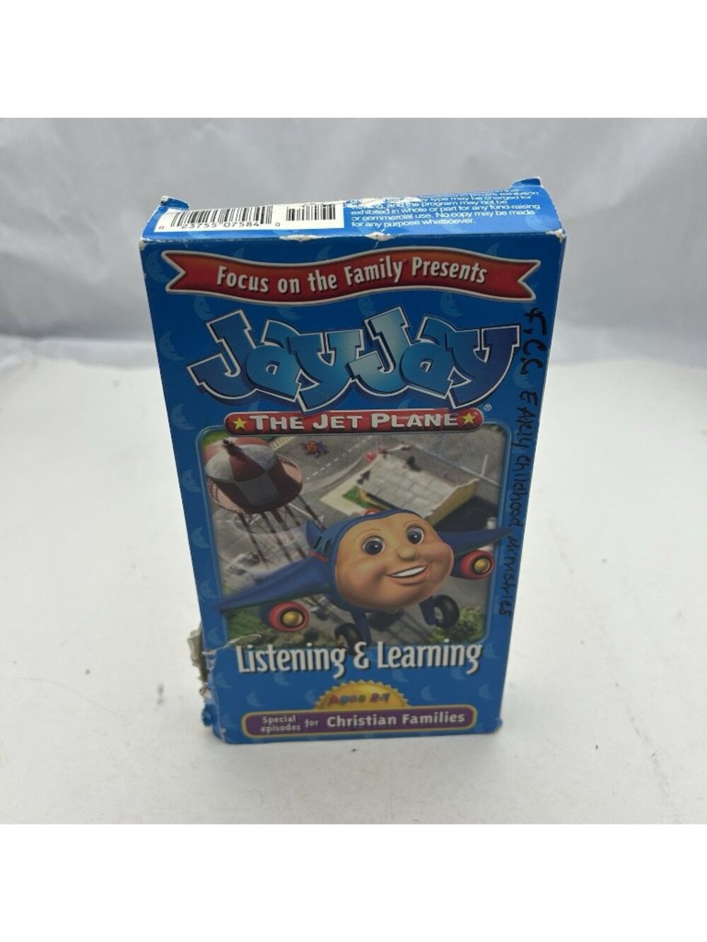 JAY JAY THE JET PLANE Listening & Learning VHS RARE VINTAGE Video